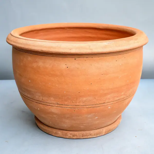 Floral Pattern Terracotta Pot